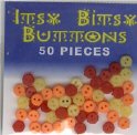 Knapper - Itsy Bitsy 4mm - Sunshine