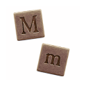 MM Alphabet Charms Small square antique copper 99