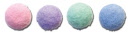 a felt covered brads - pastel 12mm 10 stk