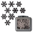 chipboard snowflake set