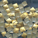 hotfix 3mm squares matte gold  1gr ca