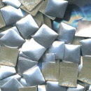 hotfix 5 mm squares matte silver 1gr ca