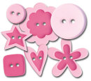 q - buttons pink