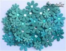 st daisy med bling aqua