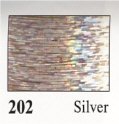 202 Glitter Hologram Thread silver