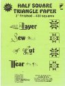 Triangelpapir 3 inch