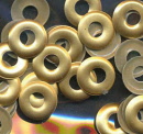 hot-fix 10mm donut matte gold 36