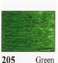 205 Glitter Hologram Thread Green