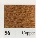 56 Metallic Threads Copper